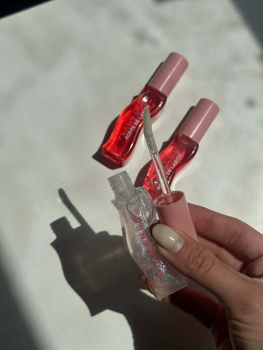 Trío de Aceite de Labios Flamenco