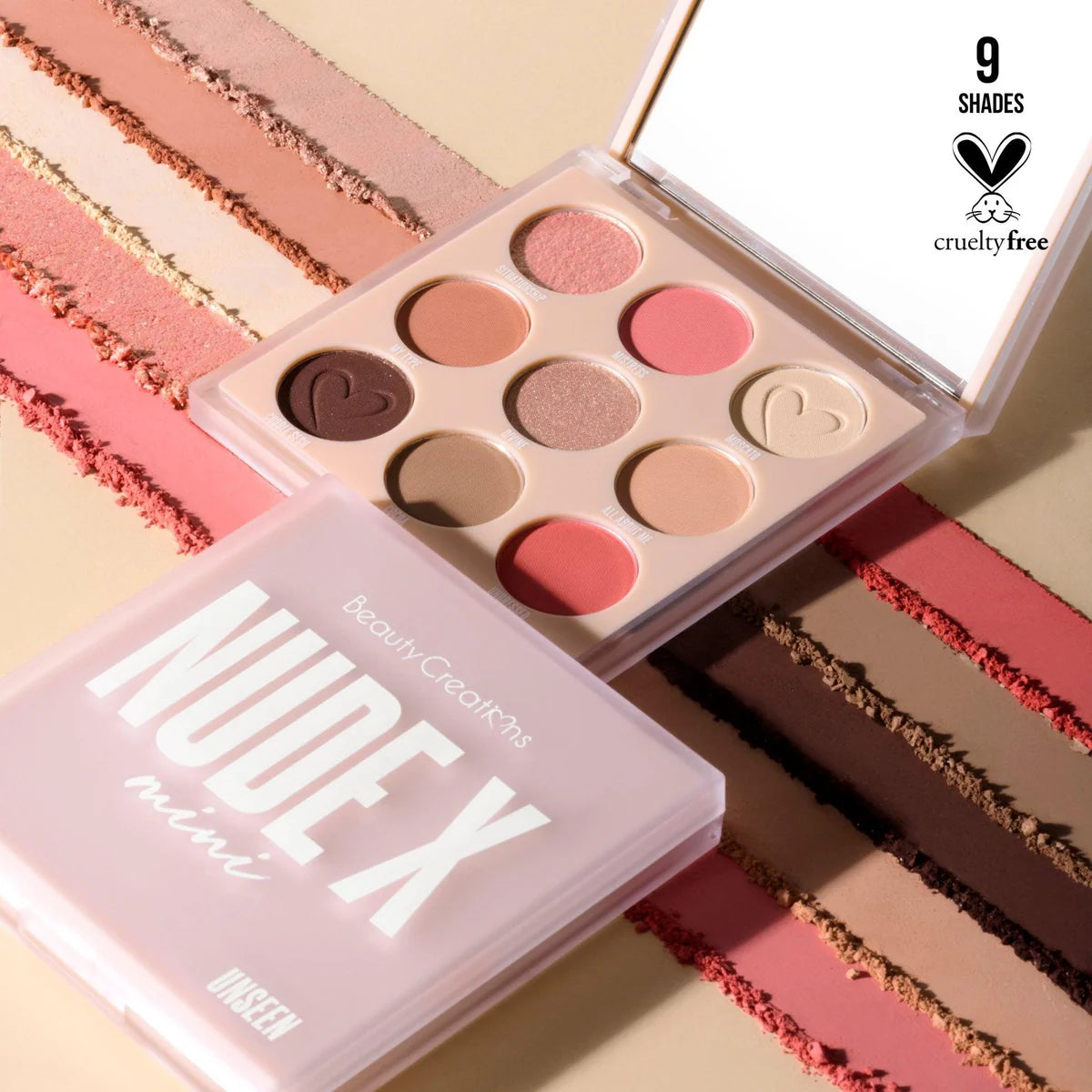 Paleta de Sombra Nude X Mini Unseen Beauty Creations