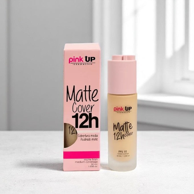 Base Matte Cover 12 horas Pink Up