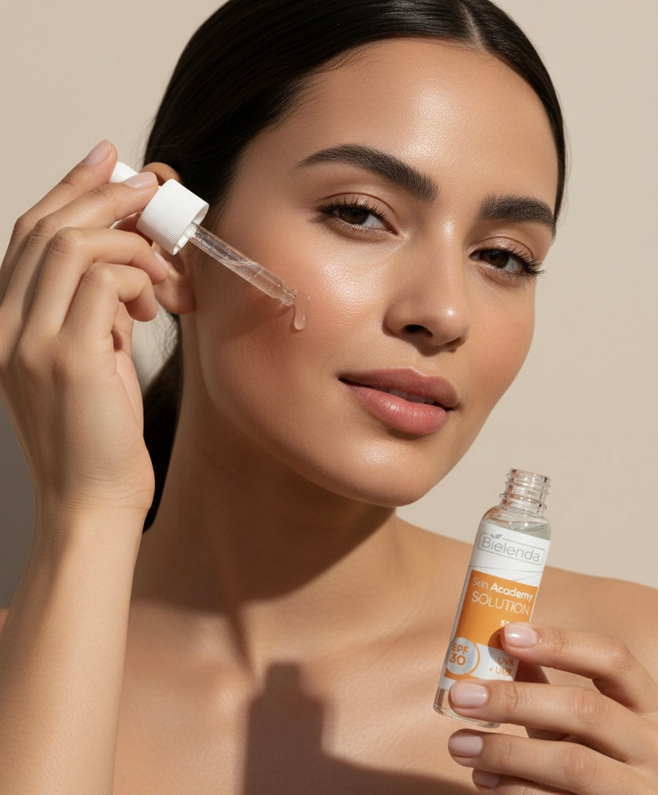 Skin Academy Solution Serum Protector UVA UVB SPF 30 Bielenda