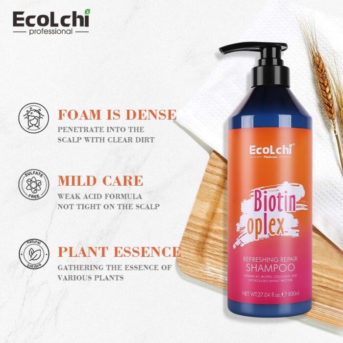 Shampoo Reconstructor Biotin Oplex Ecolchi 800ml
