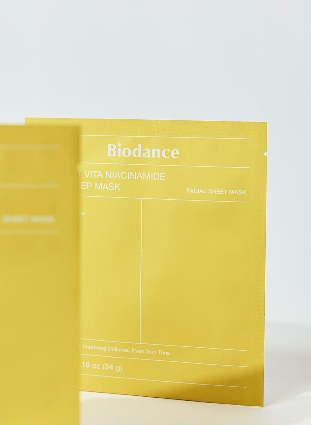 Mascarilla Facial Radiant Vita Niacinamide Real Deep Mask BIODANCE