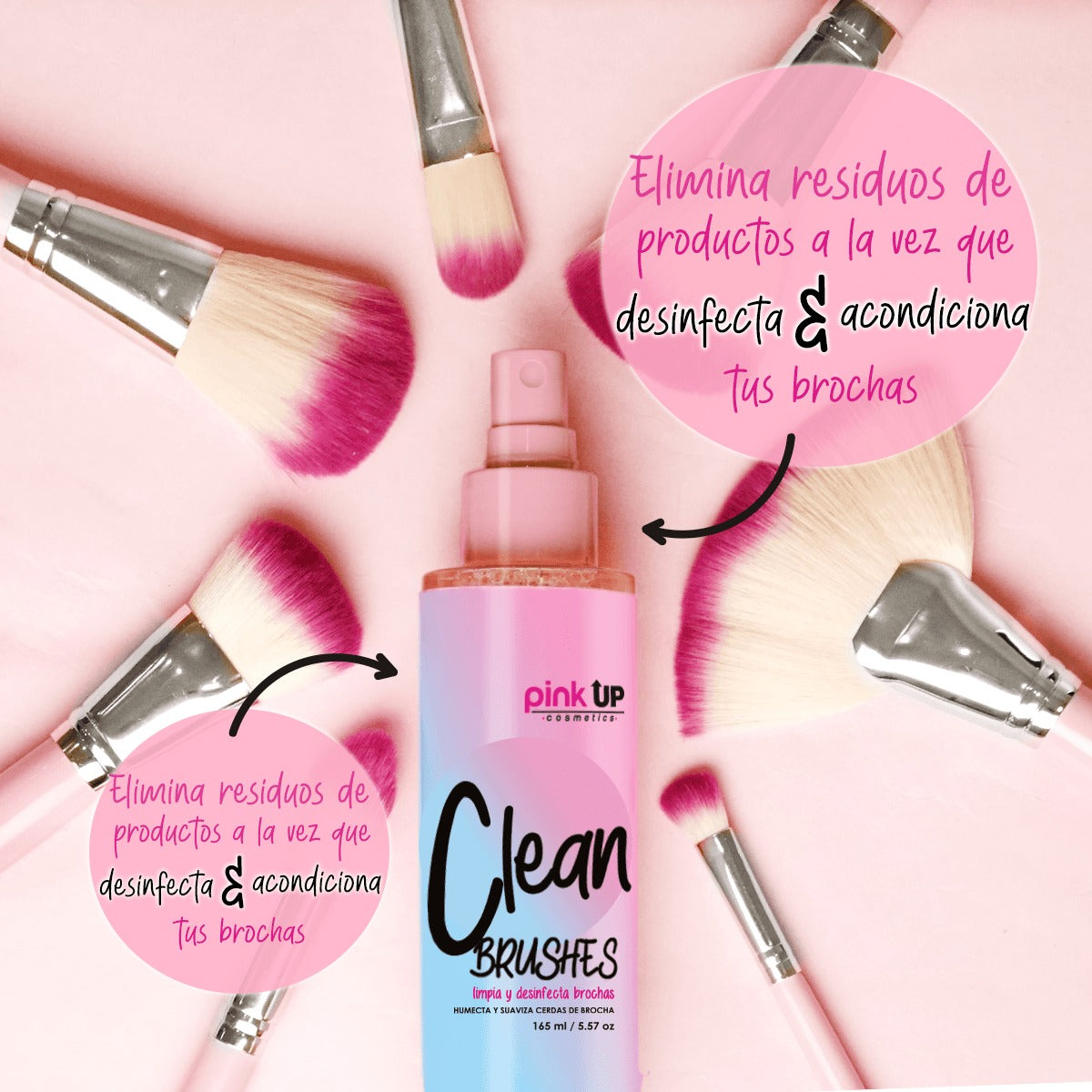 Limpiador de Brochas Pink Up