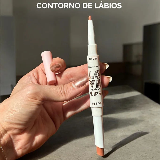 Dúo de labios Flamenco
