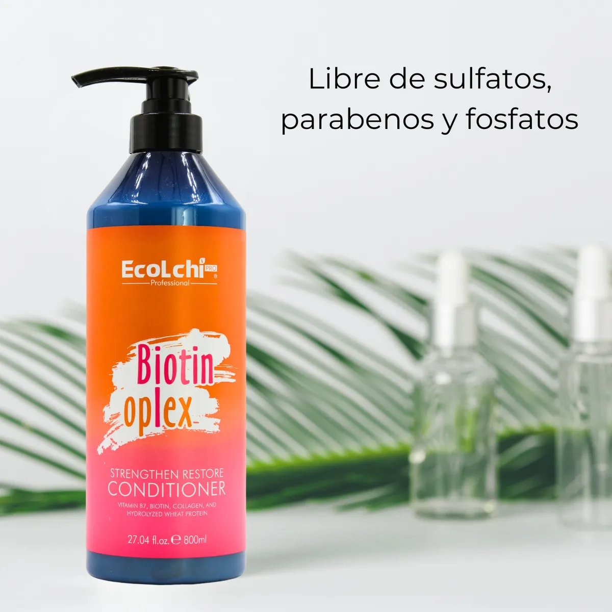 Acondicionador reconstructor Biotin Oplex Ecolchi 800ml