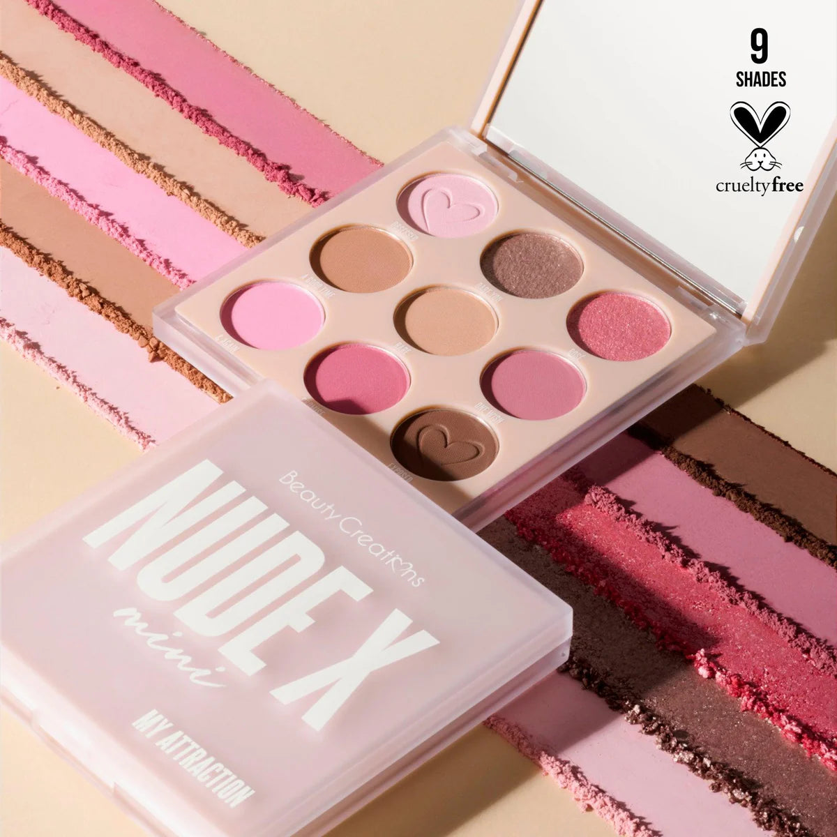 Paleta de Sombra Nude X Mini My Attraction Beauty Creations