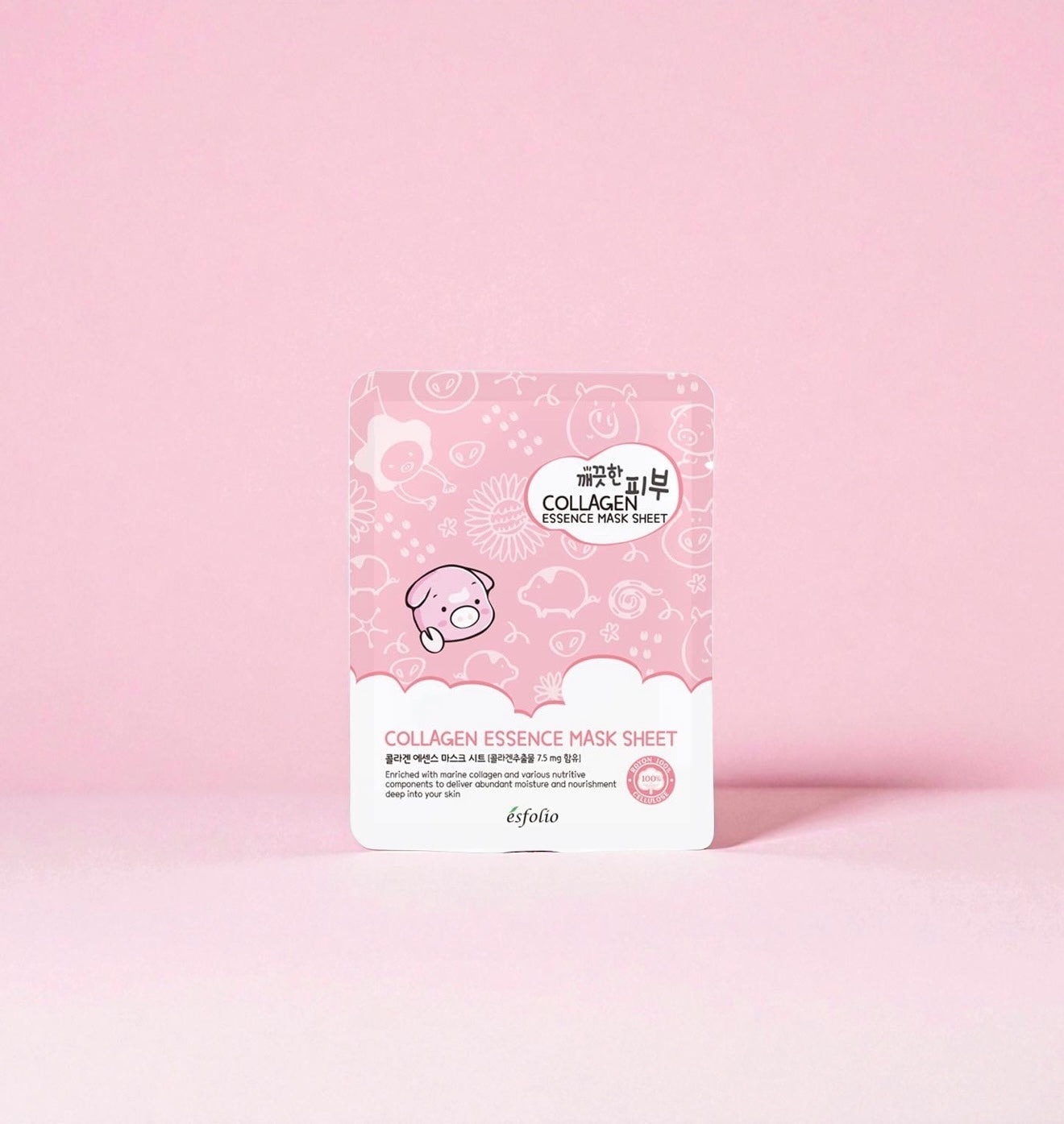 Mascarilla Facial Pure Skin Collagen Essence Mask Sheet Esfolio