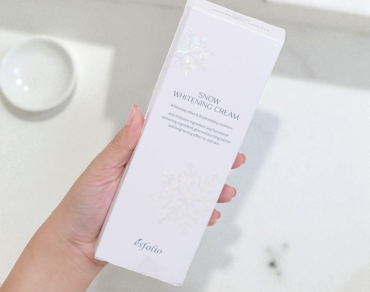 Crema Aclarante Snow Whitening Esfolio