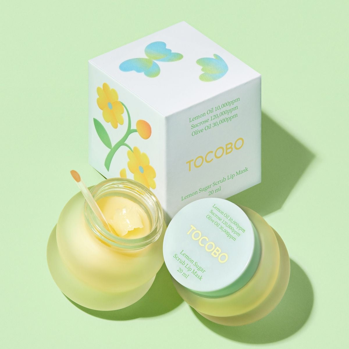 Exfoliante Labial Lemon Sugar Scrub Lip Mask 20ml TOCOBO