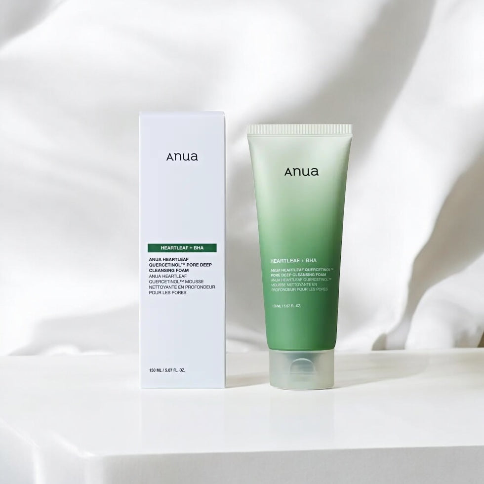 Jabón Facial Heartleaf Quercetinol Cleansing Foam 150ml ANUA