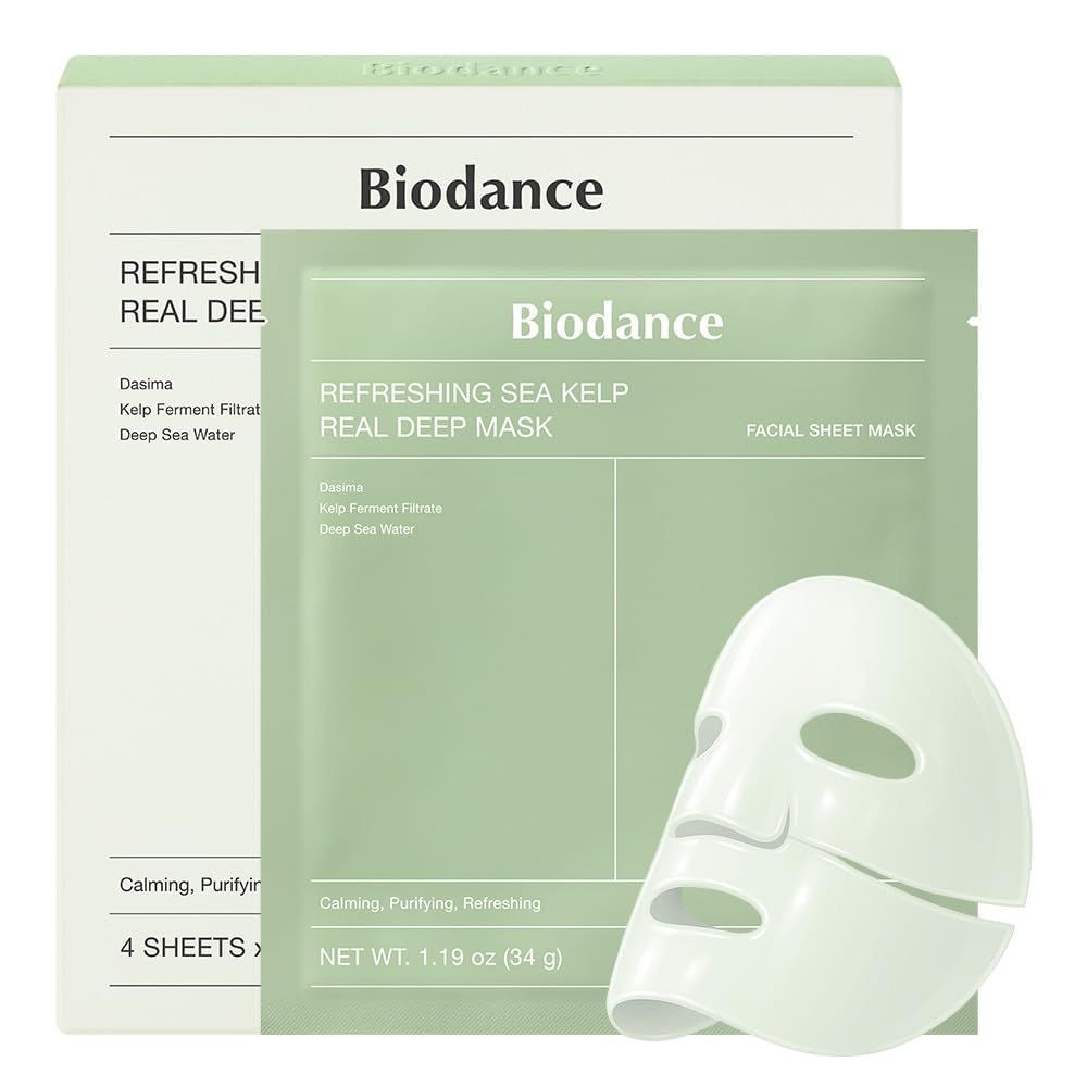 Mascarilla Facial Refreshing Sea Kelp Real Deep Mask BIODANCE