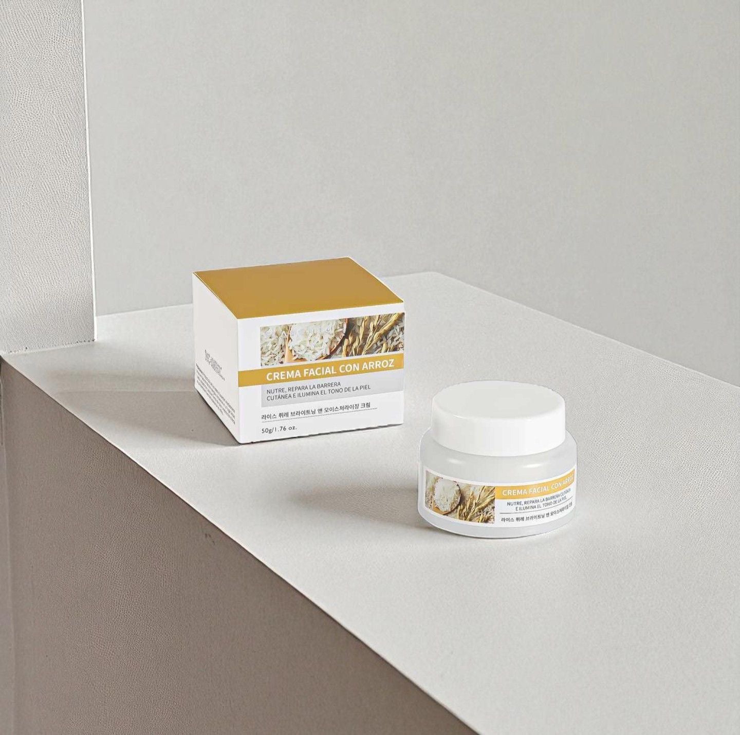 Crema Facial Extracto de Arroz 50gr Flamenco