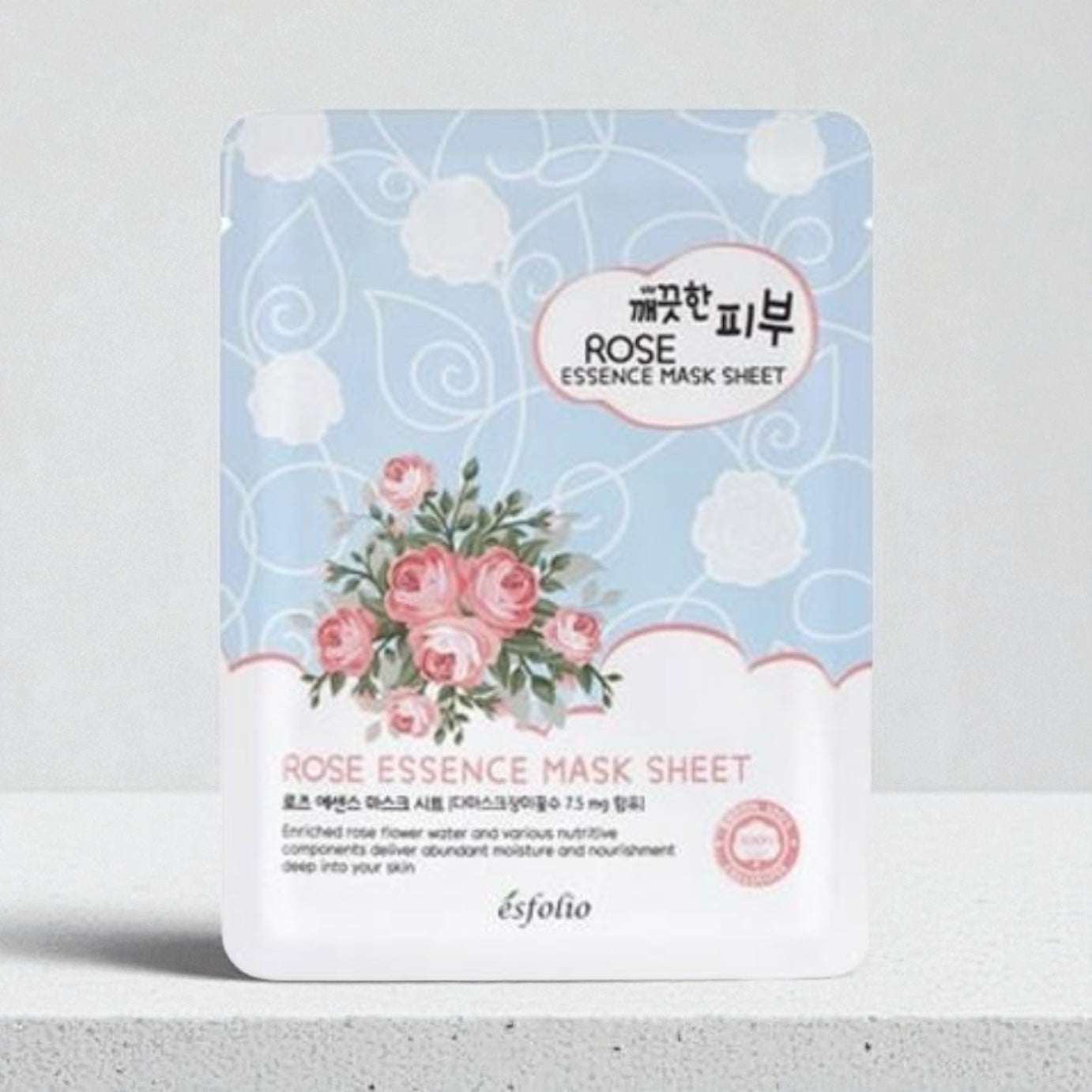 Mascarilla Facial Pure Skin Rose Essence Mask Sheet Esfolio