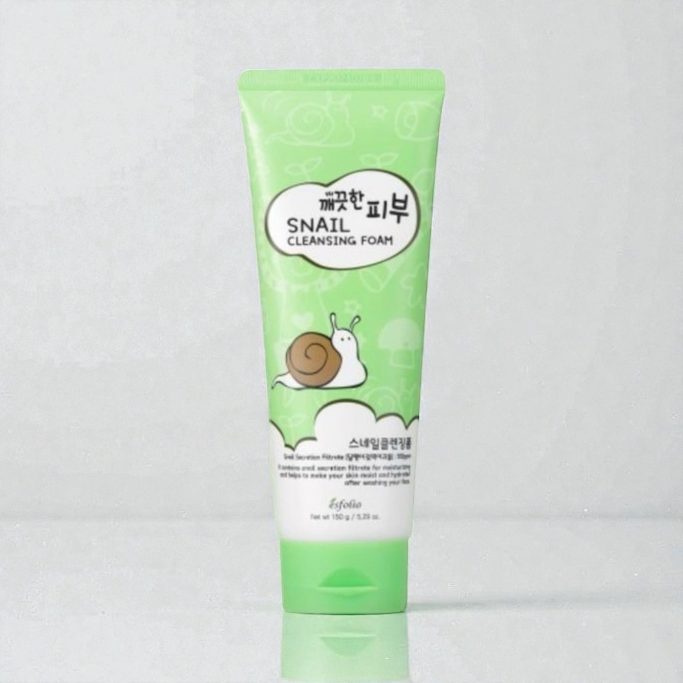 Jabón Facial Pure Skin Snail Cleansing Foam Esfolio
