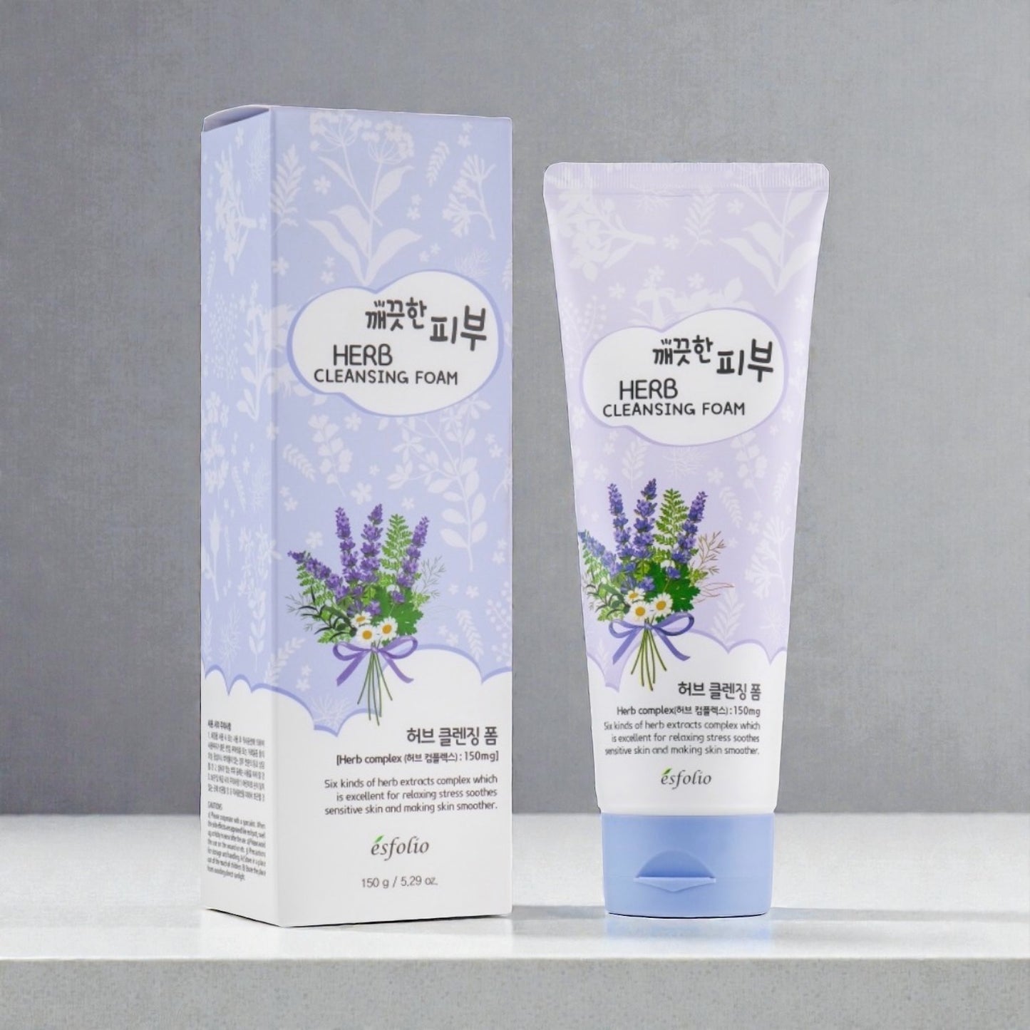 Jabón Facial Pure Skin Herb Cleansing Foam Esfolio