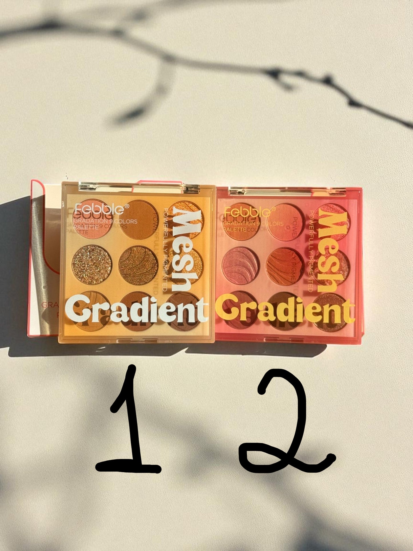 Paleta de sombra Mesh Gradient Febble