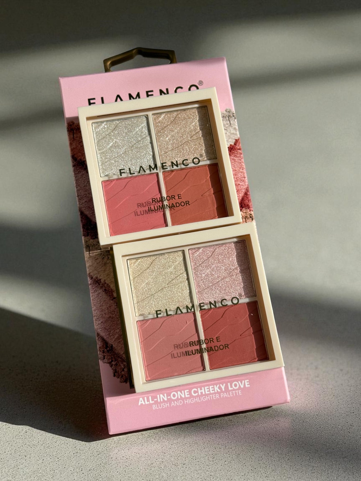 Kit de paleta de rubor e iluminador select Flamenco