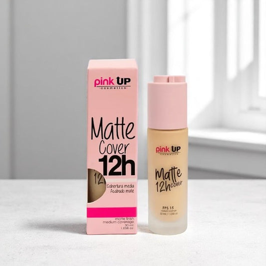 Base Matte Cover 12 horas Pink Up