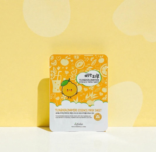 Mascarilla Facial Pure Skin Yuja & Niacinamide Essence Mask Sheet Esfolio