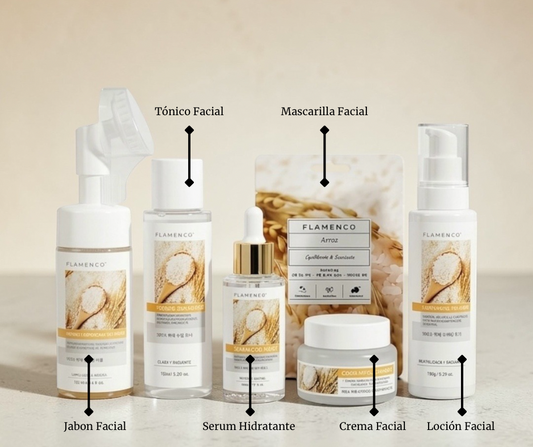 Línea Completa extracto de Arroz Flamenco - 6 Productos