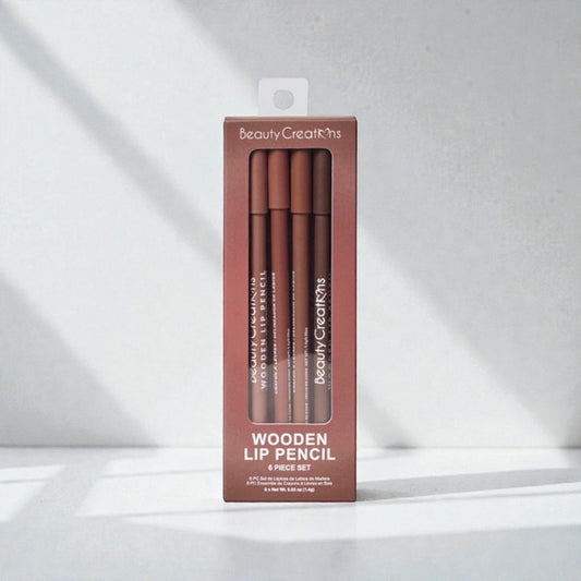 Set Lápiz Delineador de Labios de Madera Nude Beauty Creations