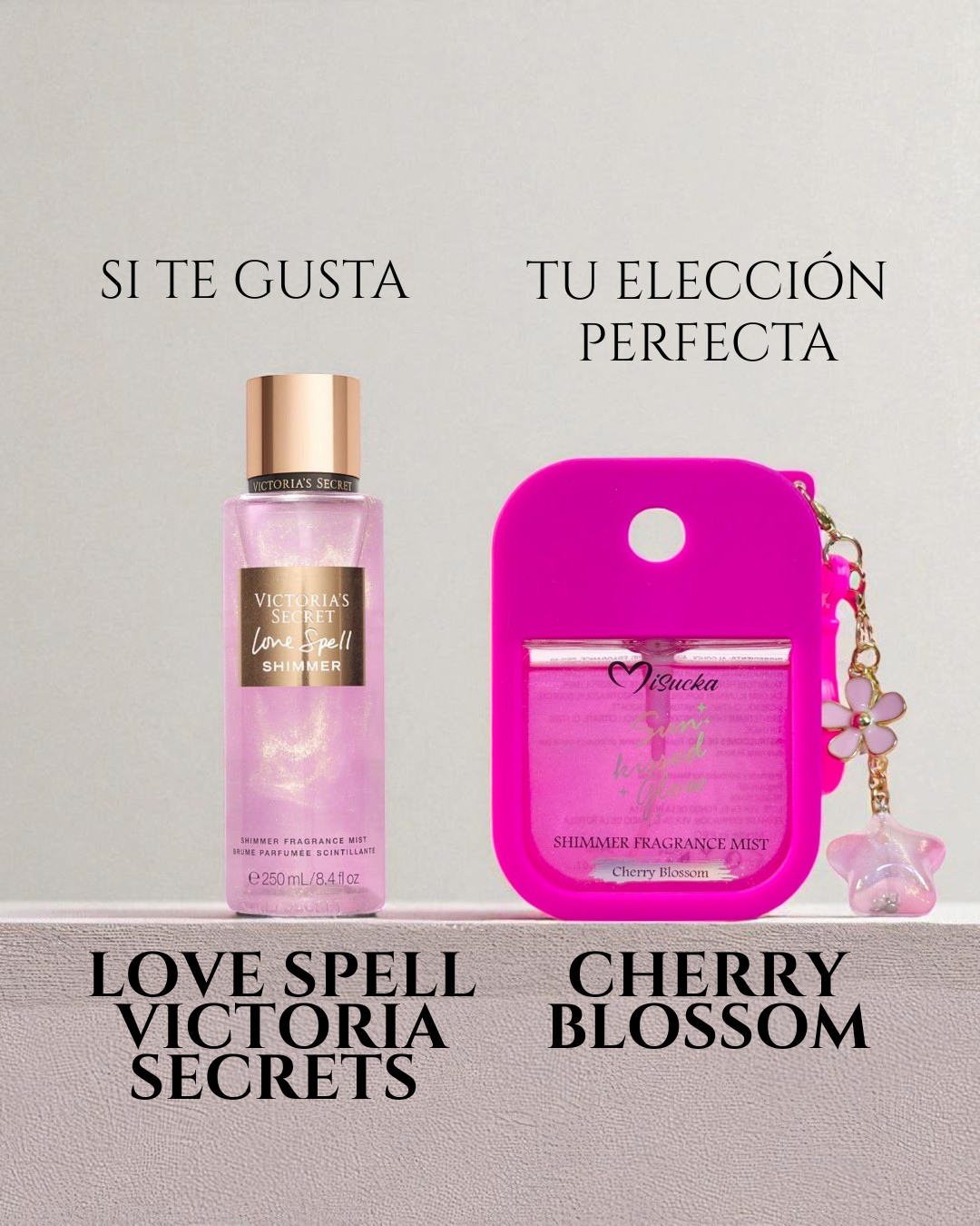 Body Splash 34ml Shimmer Cherry Blossom Misucka