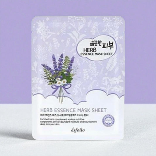 Mascarilla Facial Pure Skin Herb Essence Mask Sheet Esfolio
