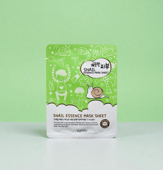 Mascarilla Facial Pure Skin Snail Essence Mask Sheet Esfolio