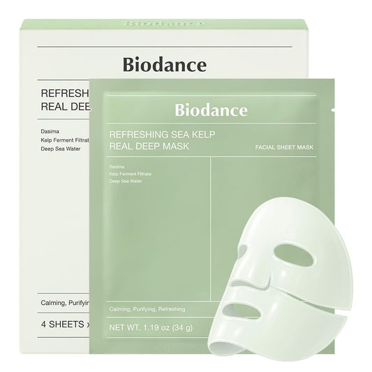 Mascarilla Facial Refreshing Sea Kelp Real Deep Mask BIODANCE