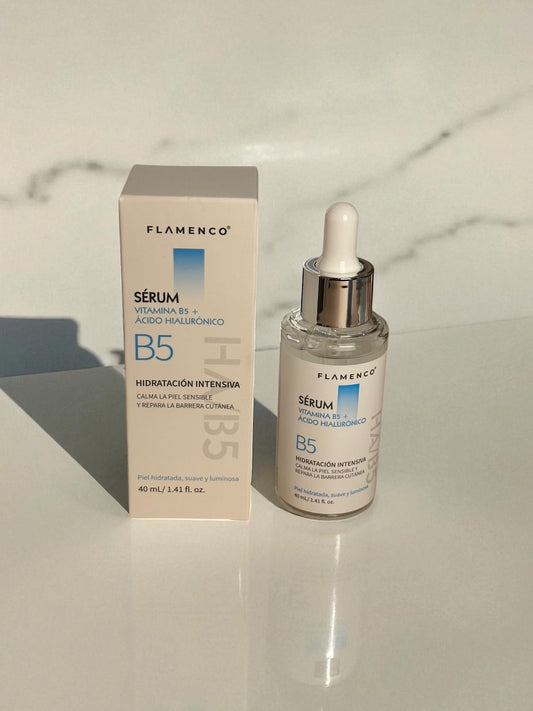 Sérum Vitamina B5 + Ácido hialurónico 40ml Flamenco