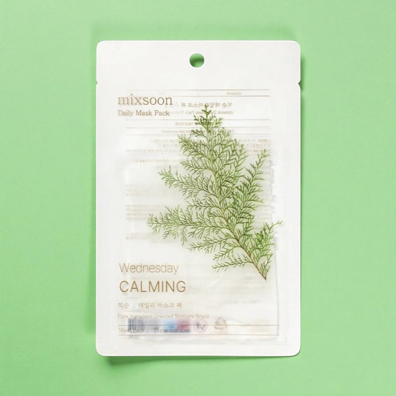 Mascarilla Facial Daily Mask Wednesday Mixsoon