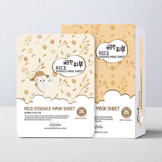 Pure Skin Rice Essence Mask Sheet Esfolio