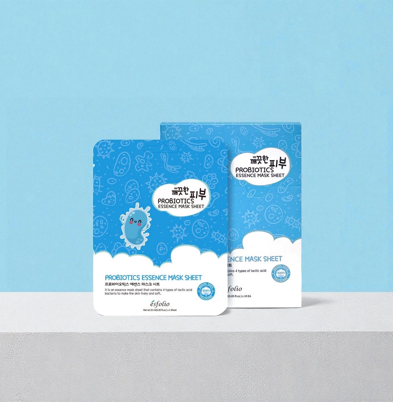 Mascarilla Facial Pure Skin Probiotics Essence Mask Sheet Esfolio