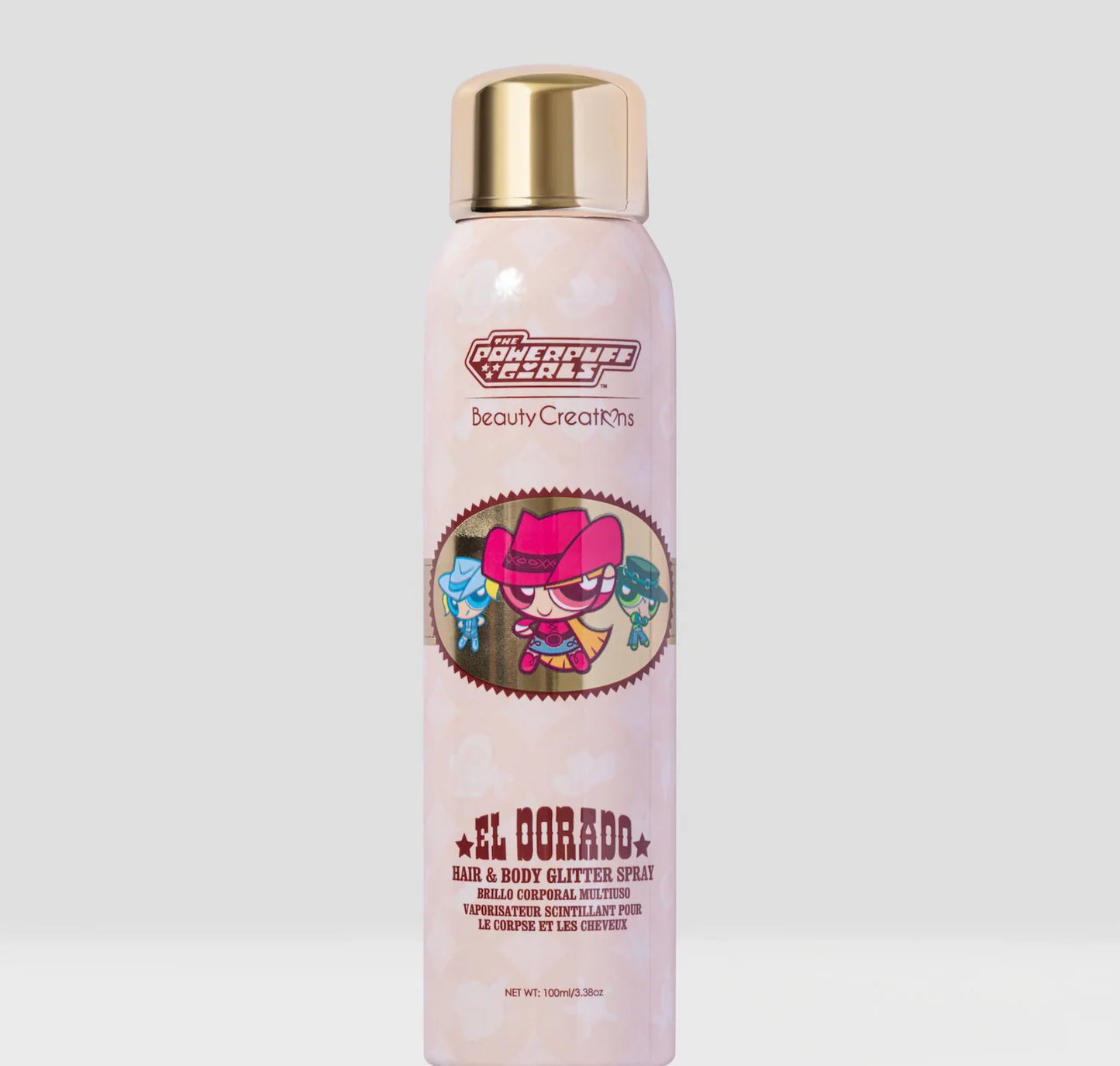 Glitter Spray EL DORADO Las Chicas Superpoderosas x Beauty Creations