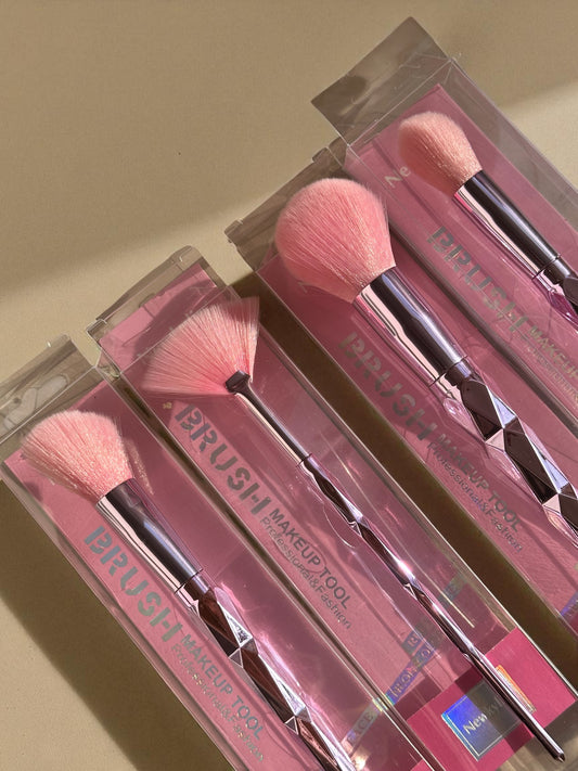 Kit Brochas de Rostro Rosada
