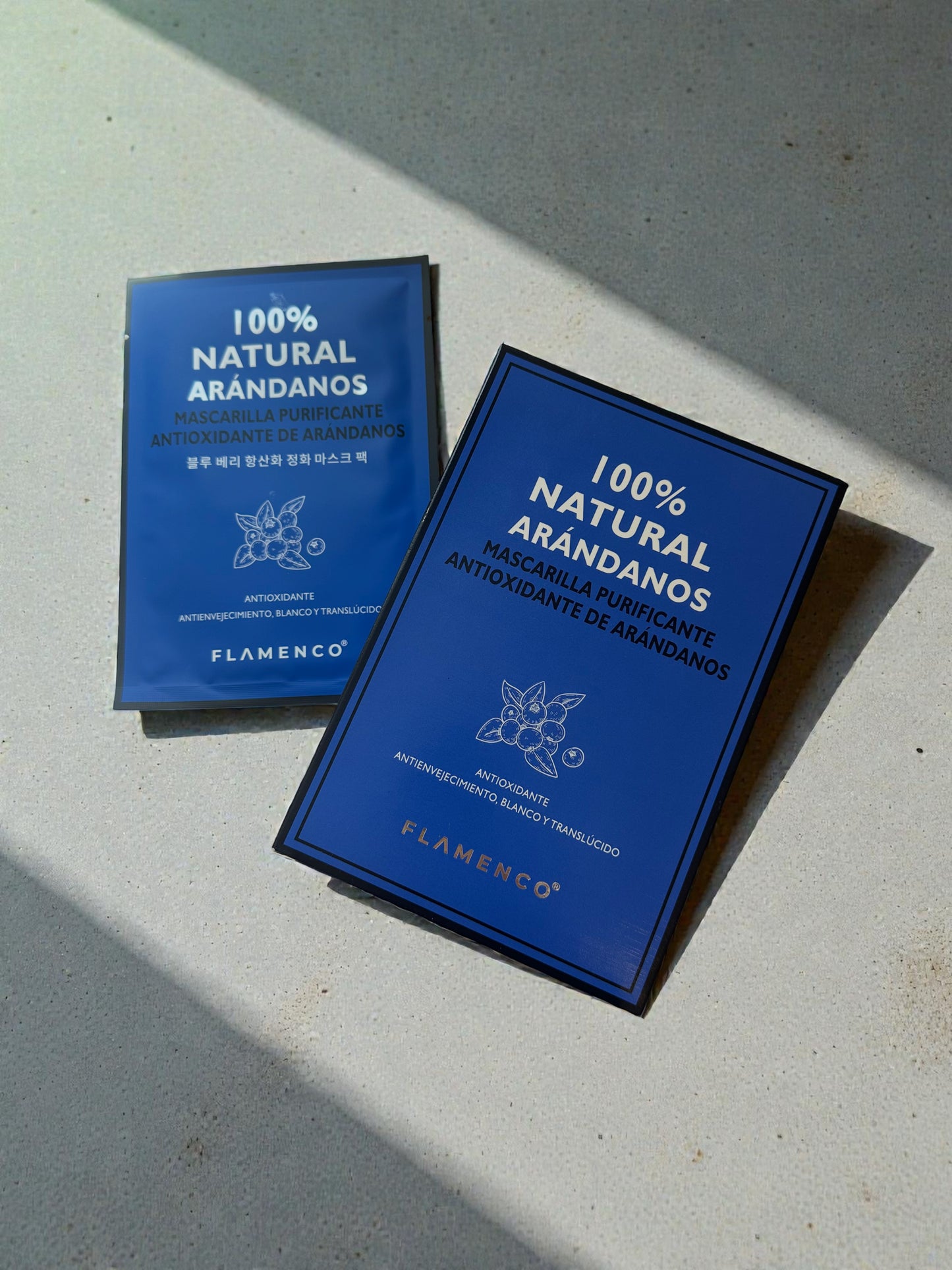 Caja Mascarilla Facial Antiage Flamenco 10 unidades