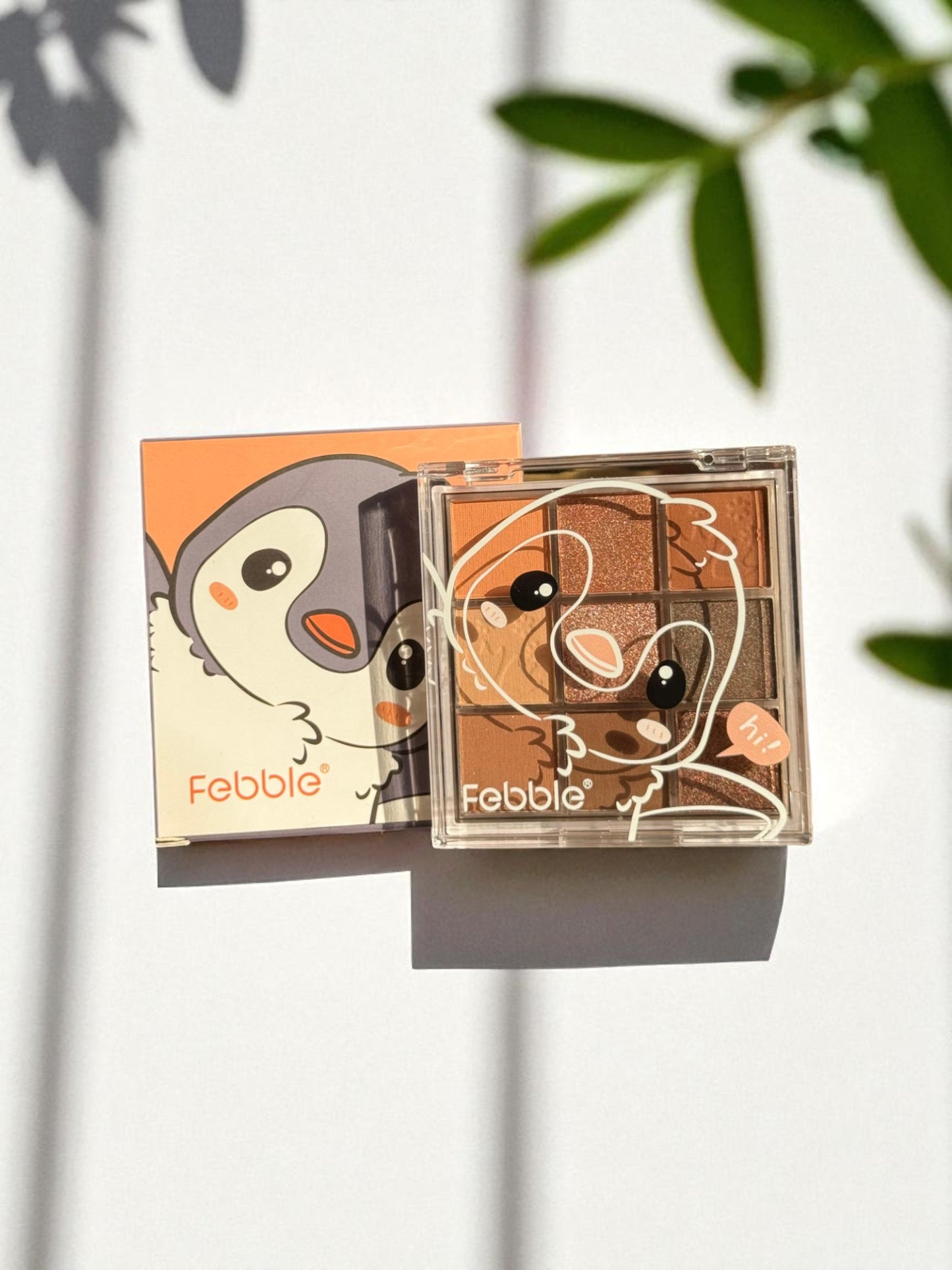 Paleta de sombra Pinguino Febble